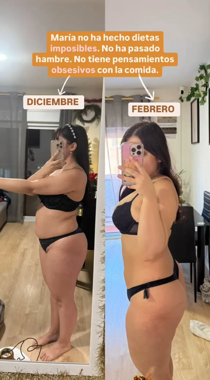 Antes y después de María A.
